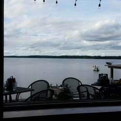 Meister's Cedar Lake Bar & Grill - AC inside, nice view, or patio. Both nice relaxing spots