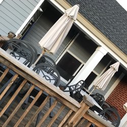 Nice deck in cool weather