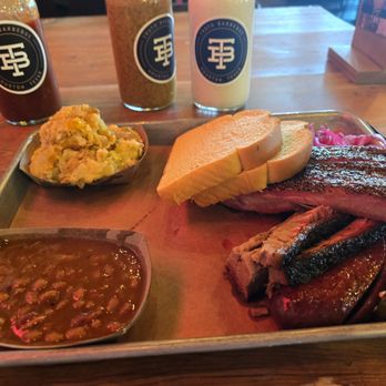 Truth BBQ - 3 meat plate - Barbeque Near Me - Houston, Texas Truth BBQ - 3 meat plate - Barbeque Near Me - Houston, Texas