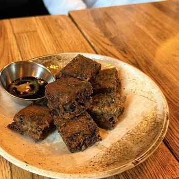 Mahaniyom - Fried Chive Cake - Cocktail Bars Near Me - Brookline, Massachusetts