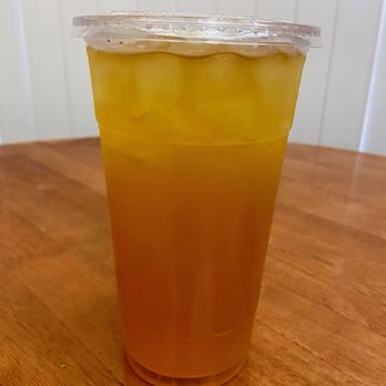 Yin Yang Tea - Mango green tea - Bubble Tea Near Me - Chino, California