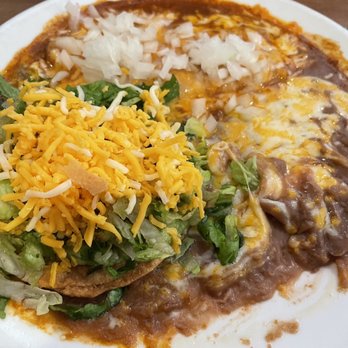 Las Cazuelas Restaurant - Cheese Enchilada & Avocado Tostado. Perfecto! - Mexican Near Me - Nipomo, California Las Cazuelas Restaurant - Cheese Enchilada & Avocado Tostado. Perfecto! - Mexican Near Me - Nipomo, California