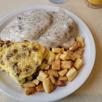 The Big Biscuit - The Mayberry with potatoes. - Breakfast & Brunch Near Me - Raymore, Missouri The Big Biscuit - The Mayberry with potatoes. - Breakfast & Brunch Near Me - Raymore, Missouri