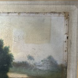 Anga Fine Art Restoration & Custom Framing - Removing of old discolored varnish.
