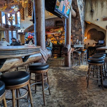 Red Mountain Grill - a bar with stools and a television - Bars Near Me - Dillon, Colorado