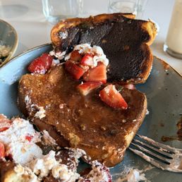 Tres leches strawberry French toast