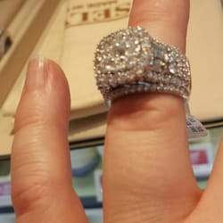 Zales Jewelers - This is the 4 ct round and Halo cut,so beautiful!