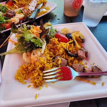 Gervasi Vineyard Resort & Spa - Destruction of Kabob Plate (it gets worse) - Italian Near Me - Canton, Ohio