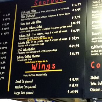 Pauli's - Menu board - Sandwiches Near Me - Boston, Massachusetts