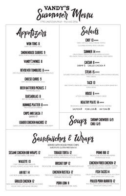Menu photo 5 Vandy's Grille Waconia, MN