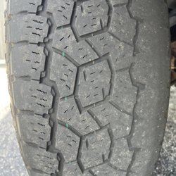 The Tire Place USA - Improper alignment as can be seen by the inside and outside wear.