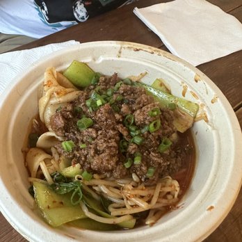 Stretched - Pork Zha Jiang noodles - Food Trucks Near Me - Eugene, Oregon
