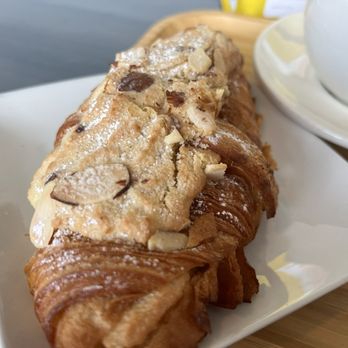 Caffe Luxxe - ALMOND CROISSANT, wife said best she ever had - Coffee & Tea Near Me - Long Beach, California