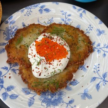 The Peacock - Potato Latkes - Mediterranean Near Me - Austin, Texas The Peacock - Potato Latkes - Mediterranean Near Me - Austin, Texas