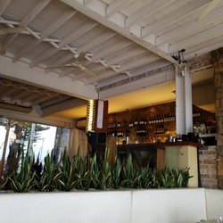 White Water Restaurant - View of bar from street level.