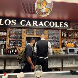 Casa Amadeo - Action behind the bar counter.