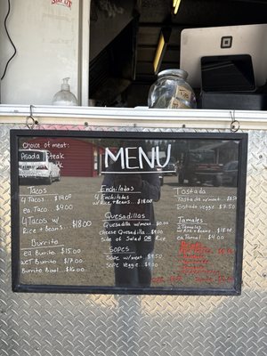 Menu photo 1 Yabes Taco Truck Forks, WA