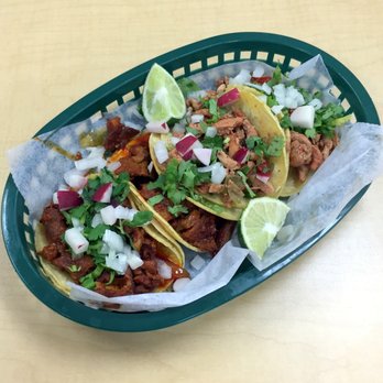 Mi Pueblito Meat Market - Two Pastor and Two Pollo Tacos - Meat Shops Near Me - Shawnee, Kansas