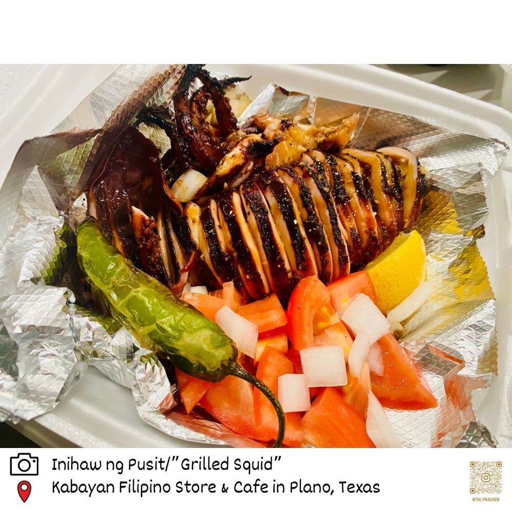 Grilled Large Squid Grilled Large Squid