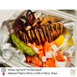 Grilled Large Squid Grilled Large Squid