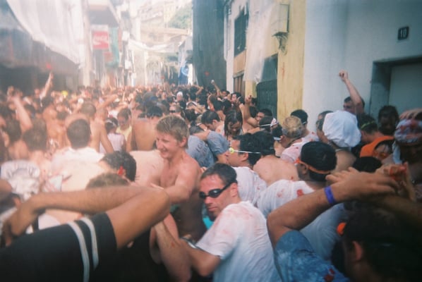 La Tomatina festival by null
