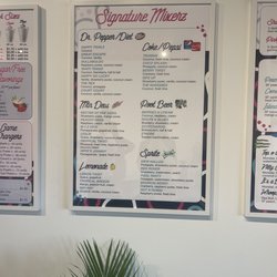 Sipz Sodas - Menu