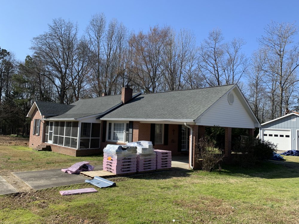 Slide of Brown's Roofing