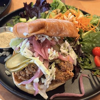 Jack's on the Water - Chicken burger - Salad Near Me - Sidney, British Columbia Jack's on the Water - Chicken burger - Salad Near Me - Sidney, British Columbia
