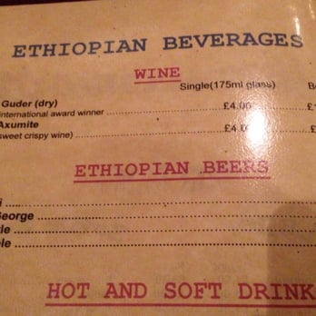 Marathon Restaurant - Ethiopian drinks - African Near Me - London, XGL