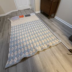 Country Club Cleaners - After wash measuring ~87 x 90. Roughly 11% shrinkage.