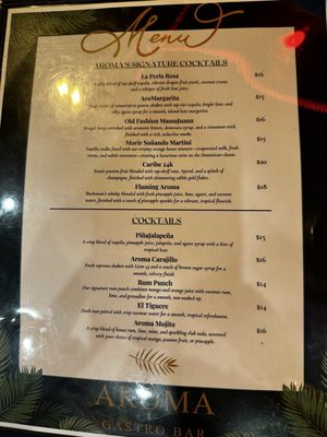 Menu photo 1 Aroma Gastro Bar Azalea Park, FL