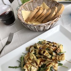 Fuori Porta - Artichokes and caprese salad.