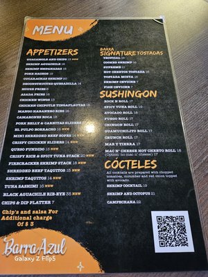 Menu photo 7 Barra Azul Perris, CA Menu photo 7 Barra Azul Perris, CA