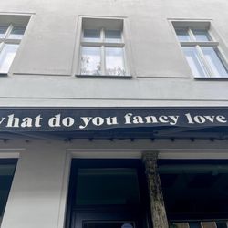 What Do You Fancy Love? - Awning outside