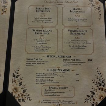 Virgo's Paradise Restaurant - Menu - Caribbean Near Me - Hillside, New Jersey Virgo's Paradise Restaurant - Menu - Caribbean Near Me - Hillside, New Jersey