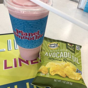 Planet Smoothie - Strawberry Colada w/ lime ranch chips - Juice Bars & Smoothies Near Me - Davenport, Florida Planet Smoothie - Strawberry Colada w/ lime ranch chips - Juice Bars & Smoothies Near Me - Davenport, Florida