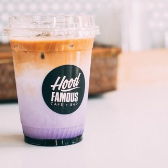 Hood Famous - Iced ube latte IG: @thephotographerfoodie - Cafes Near Me - Seattle, Washington Hood Famous - Iced ube latte IG: @thephotographerfoodie - Cafes Near Me - Seattle, Washington