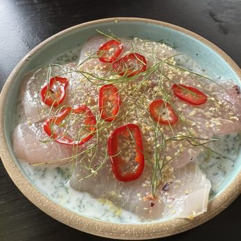 Stokes Adobe - Yellowtail crudo - New American Near Me - Monterey, California Stokes Adobe - Yellowtail crudo - New American Near Me - Monterey, California