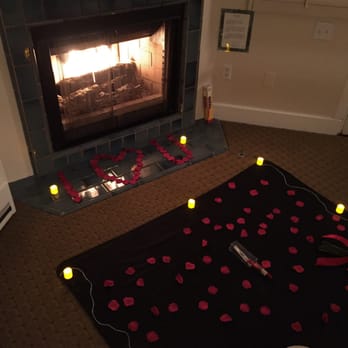 Romantic Celebrations - Thank you Brian for setting up the beach fire kit in our hotel room due to the inclement weather! - Hotels Near Me - Monterey, California