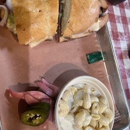 Their special. Turkey sandwich with garlic aioli w/ a side of mac and cheese.