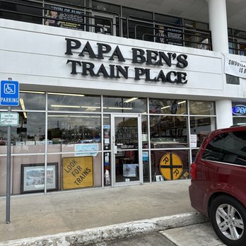 Papa Ben's Train Place - Front of store - Hobby Shops Near Me - Houston, Texas Papa Ben's Train Place - Front of store - Hobby Shops Near Me - Houston, Texas