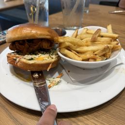 Nashville chicken sandwich