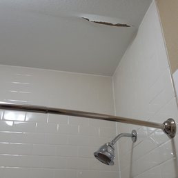 I always wonder about deferred maintenance. What else is wrong we just can't see when something this obvious is apparently ok for guests?