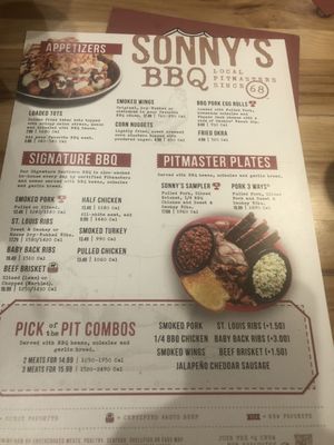 Menu photo 4 Sonny's BBQ Pensacola, FL Menu photo 4 Sonny's BBQ Pensacola, FL