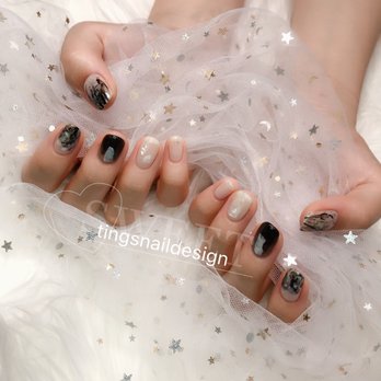 Ting’s Nail art studio - sea shells on nails with marbles and foils - Nail Salons Near Me - Los Angeles, California Ting’s Nail art studio - sea shells on nails with marbles and foils - Nail Salons Near Me - Los Angeles, California