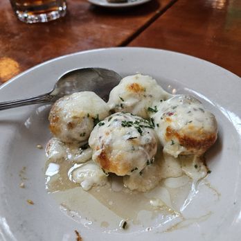 The Rathskeller - Stuffed mushrooms: the best thing we ordered, we ate a couple already - German Near Me - Indianapolis, Indiana The Rathskeller - Stuffed mushrooms: the best thing we ordered, we ate a couple already - German Near Me - Indianapolis, Indiana