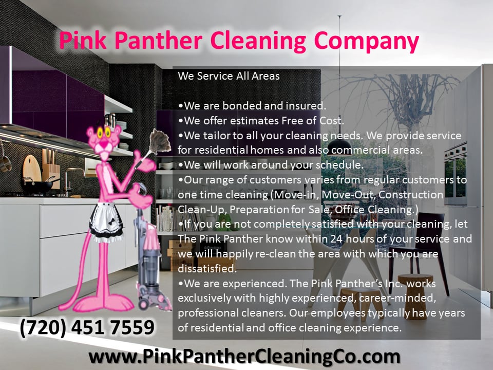 PINK PANTHER CLEANING COMPANY Denver, CO Yelp