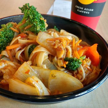 Pick Up Stix Fresh Asian Flavors - Chicken Thai Sweet Chili Noodles - Chinese Near Me - Fontana, California Pick Up Stix Fresh Asian Flavors - Chicken Thai Sweet Chili Noodles - Chinese Near Me - Fontana, California