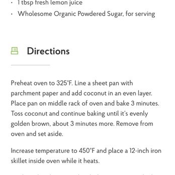 The Fresh Market - 2nd half of pancake recipe from The Fresh Market [wanted to post to share with YELPers] - Grocery Near Me - Scarsdale, New York