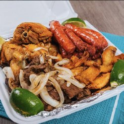 Br Takeout - Fried: chicken, fish , beef and sausage.